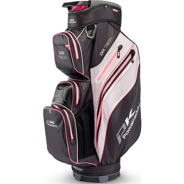 PowaKaddy 2025 Dri-Tech Waterproof Cart Golf Bag - Black/Yellow