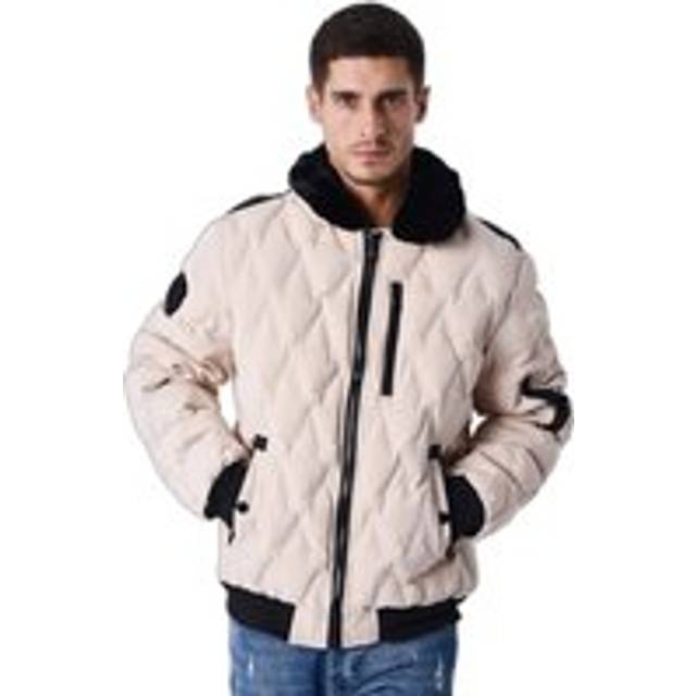 Furry aviator collarPuffer Jacket Project X Paris - Beige - M