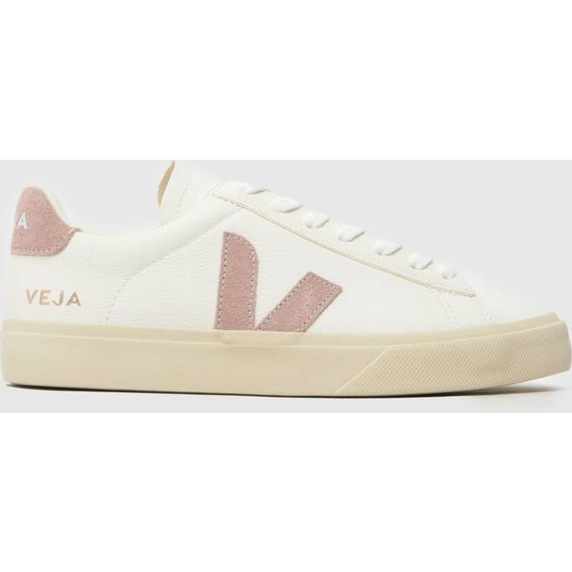 VEJA Campo Trainers in White & Pink