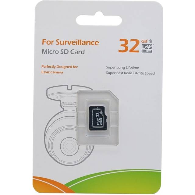 Original ezviz 32gb klass 10 micro sd -kort, tf -kort f&#xF6;r &#xF6;vervakning, perfekt f&#xF6;r hik ez -kamera