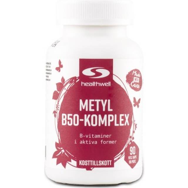 Healthwell Metyl B50-Komplex, 90 kaps