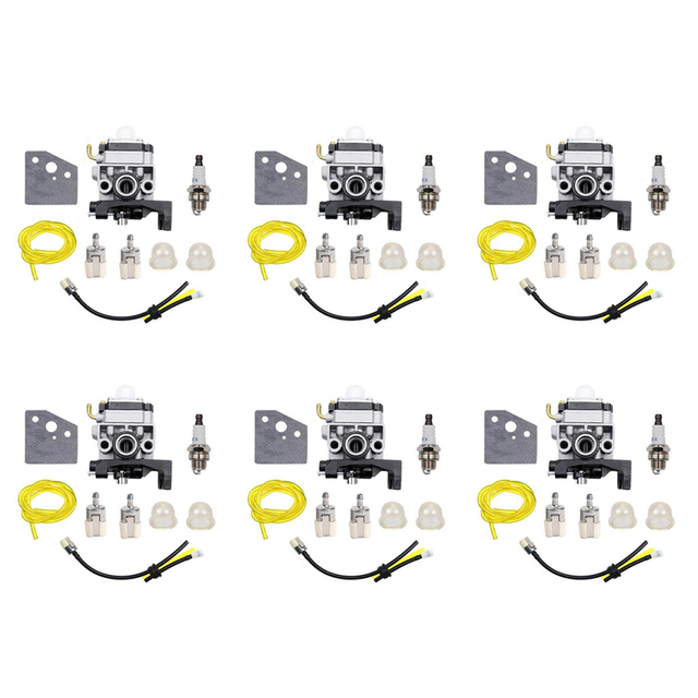 3X Carburetor Gasket Spark Plug Fuel Pipe Assembly for GX25 GX35 GX 25 35 HHT35 HHT35S FG110 Lawn Mower Engine