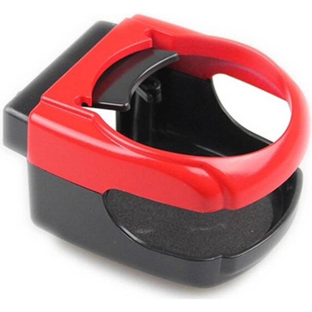 (Red and Black) Car Cup Holder Outlet Air Vent Cup Rack Beverage Mount Insert Stand Holder