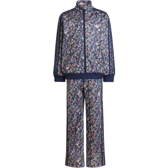 adidas Originals x Liberty London Firebird Track Suit Kids - Night Indigo / Multicolor - 7-8Y