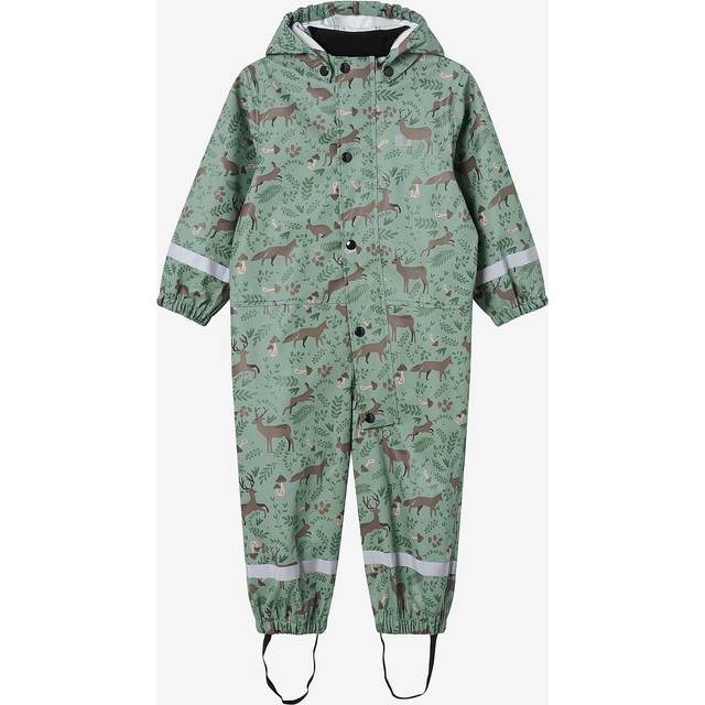 Lindberg Vattholma Rain Baby Overall Sportswear Green/Brown - 92
