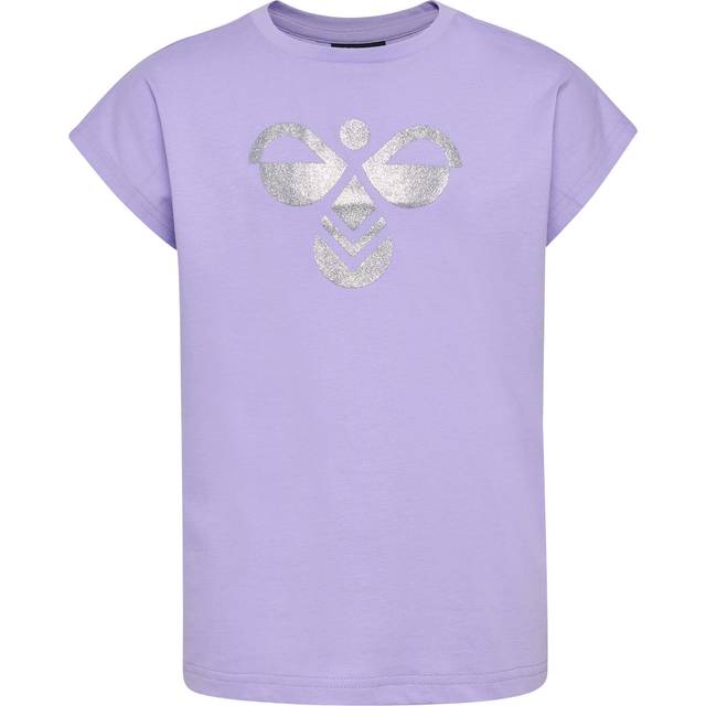 Hummel Hmldiez Tshirt S/S Stl. 10 år / 140 cm fepojkar - Kortärmade T-shirts Från Magasin - Lilla (10 år / 140 cm)