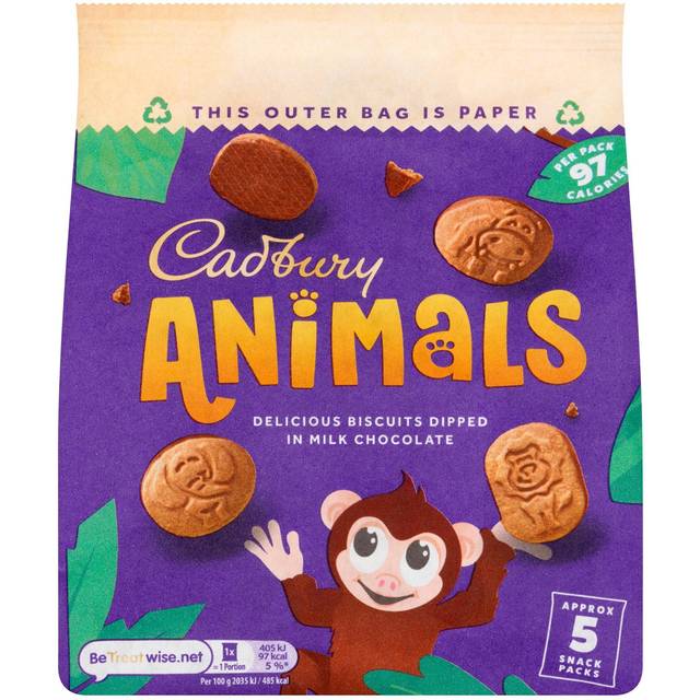 Cadbury Animals 5 x 19.9 g (99.5 g)