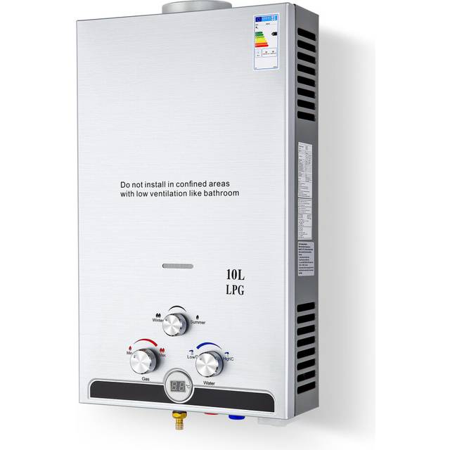 10L Instant Water Boiler Water Heater LED Display & Adjustable Mode