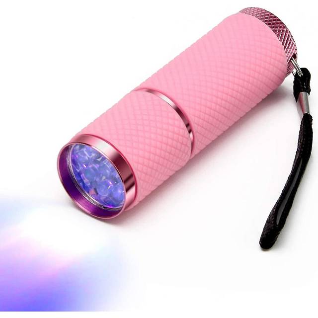 (As show, One size) Portable Light Nail Dryer Small Glow Flashlights For Nail Gel With 9 Led Lights