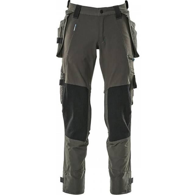 Mascot Dark Anthracite Trousers with Kneepad and Holster Pockets - 90C62 (L35W46
