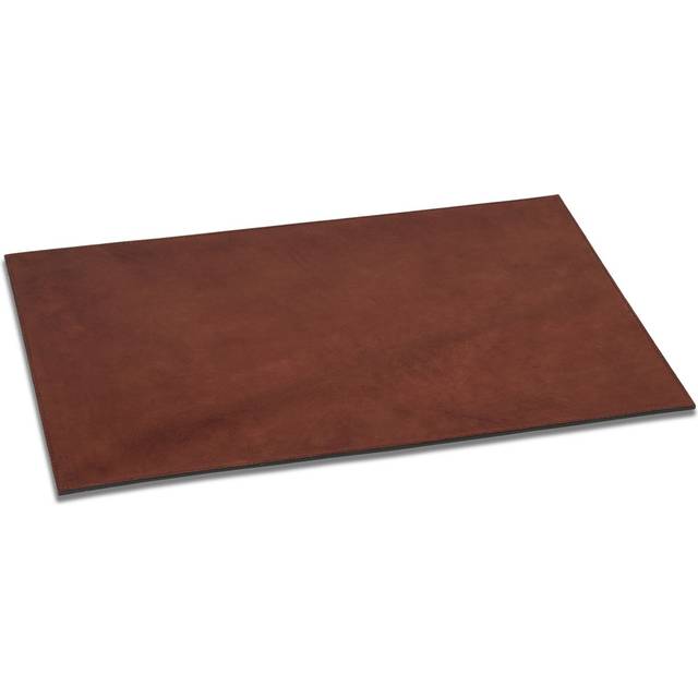 Kensington skrivbordsunderlägg läder mörkbrun 60x40 cm