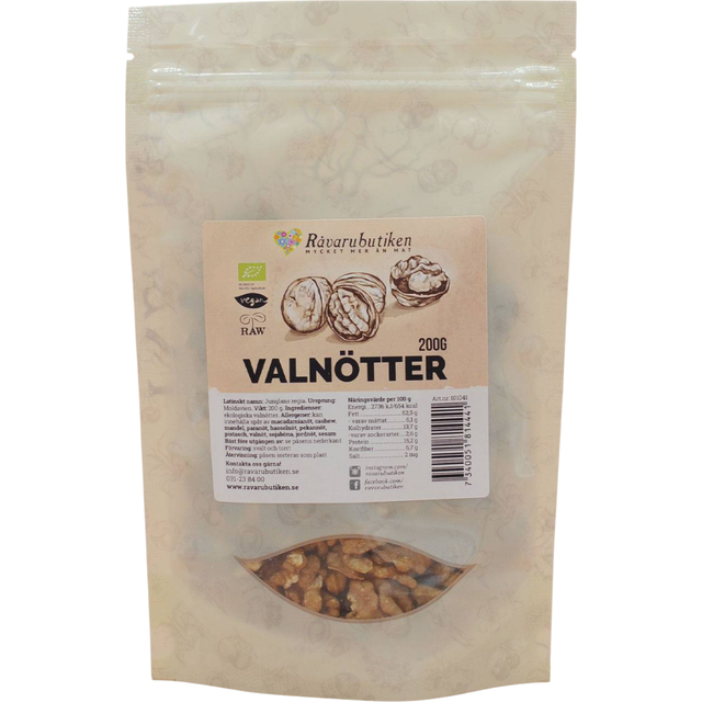 Valnötter Premium RAW&EKO 200g