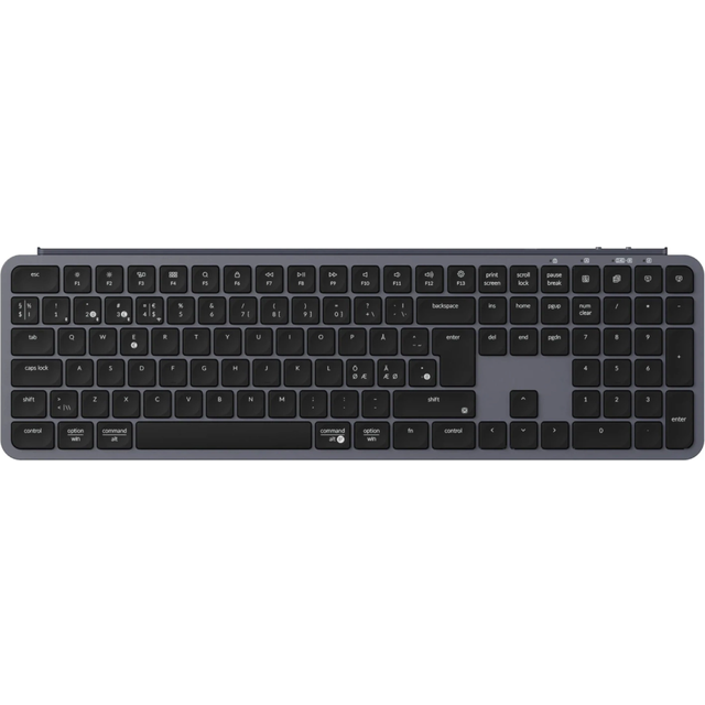Keychron B6 Pro Ultra-Slim Wireless Keyboard Tri-Mode Space Grey