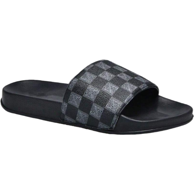 SHEIN Men&#39;s Casual Slippers, Comfortable Lightweight Flat Sandals, Round Toe, Stylish Beach Outdoor Flip Flops