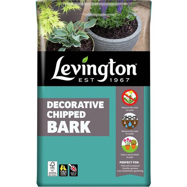 Levington Decorative Chipped Bark - 40L