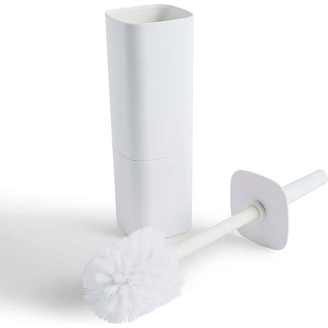 Plastic Toilet Brush - White