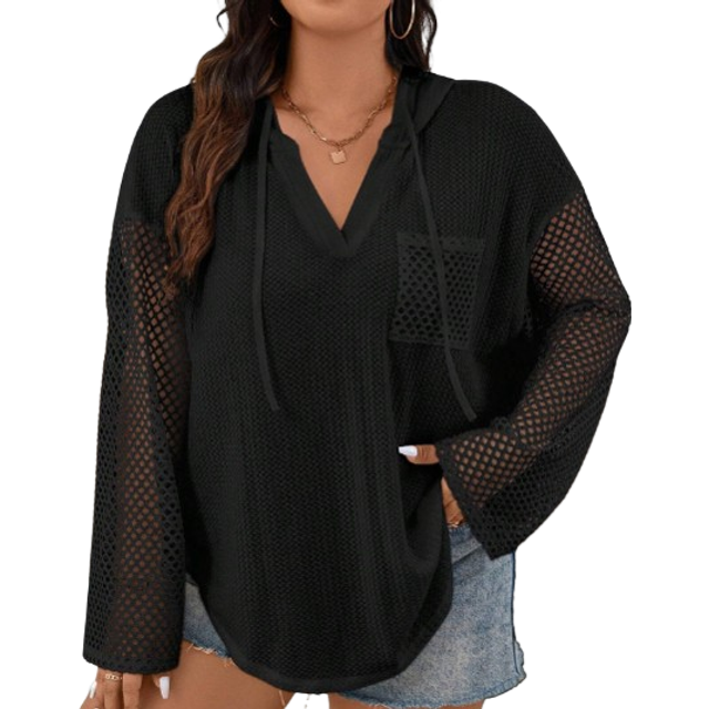 SHEIN Plus Size Women&#39;s Fashion Fall Clothes Winter Back To School Tween Girl Clothes Clothes Essentials Hoodie White Hoodie Women Clothes School Outfits Fa