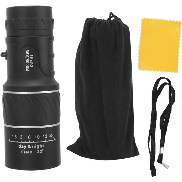 16x52 Monocular Dual Focus Optics Zoom Telescope High Power Monoculars for Bird Watching Hunting