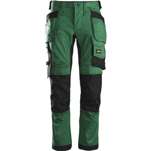 Snickers 6241 Trousers with Holster Pockets AW Stretch Forest Green Size: 158