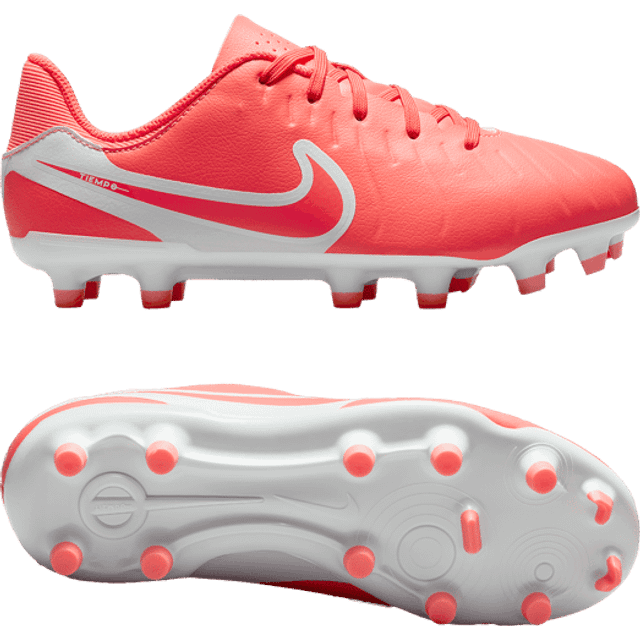 Nike Tiempo Legend 10 Academy MG Mad Energy - Röd/Vit Barn - ['Röd'] (38)