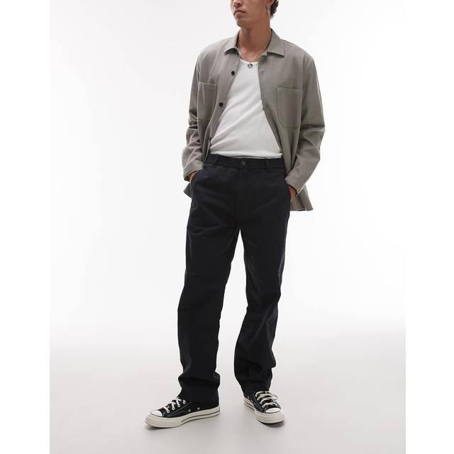 Regular fit cotton drawstring pants dark navy - Man - 34 - MANGO MAN - Dark Navy