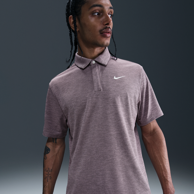 Nike Tour Men's Dri-FIT Jacquard Golf Polo - Pink - Polyester - L