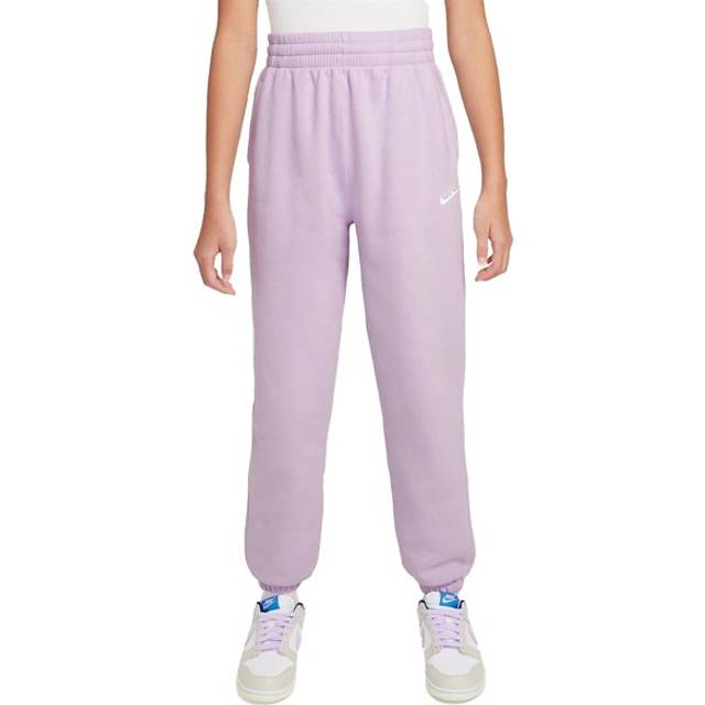 Nike Sportswear Club Fleece Older Kids' Loose Trousers - Purple - Cotton/Polyester - XL