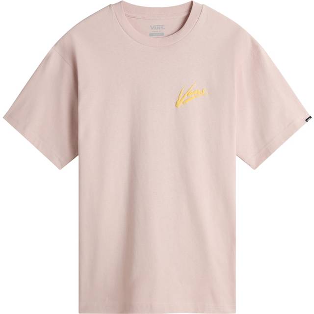 Vans - Brush Script T-Shirt, Man, Pink, Size: S