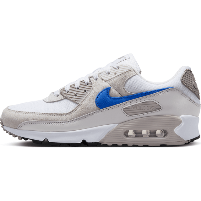 Sneakers Nike Air Max 90 White/ Racer Blue-College Grey-Summit White-Vast Grey-Black UK 7.5 (7.5)