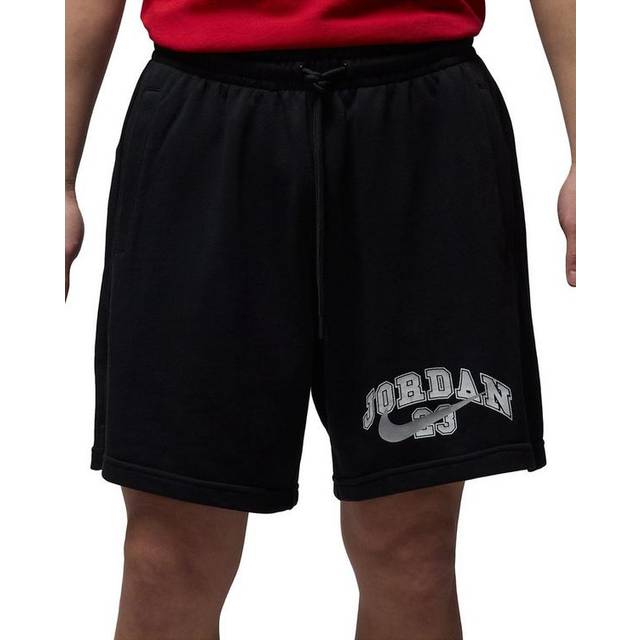 Nike Jordan MVP Men's French Terry Shorts - Black - Cotton/Polyester - L
