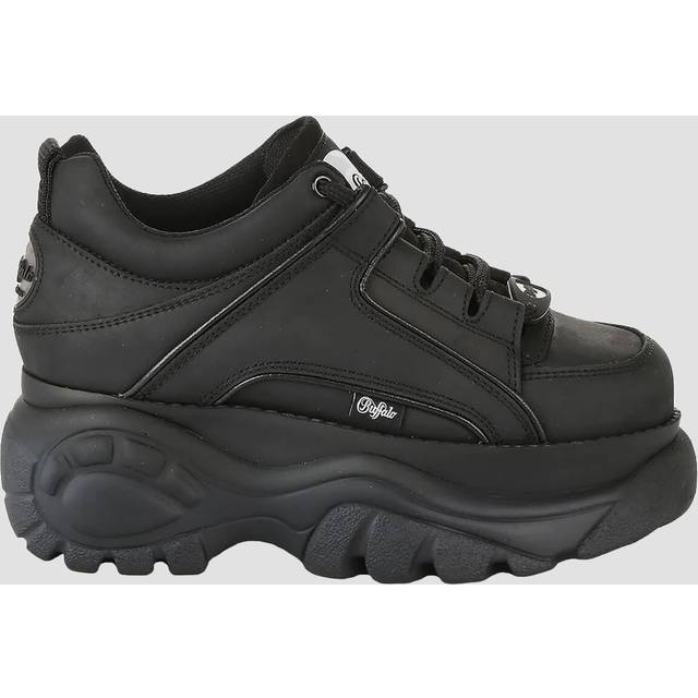 (9) Buffalo 1339-14 2.0 Mens Platform Trainers in Black