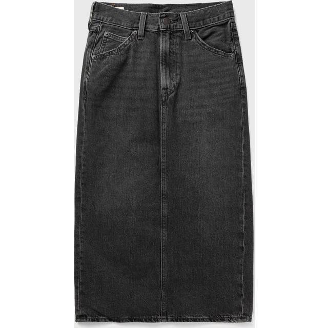 Levi's - Jeanskjol HR Back Slit Skirt - Svart