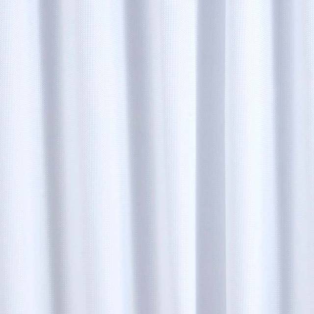 Waffle Shower Curtains - White