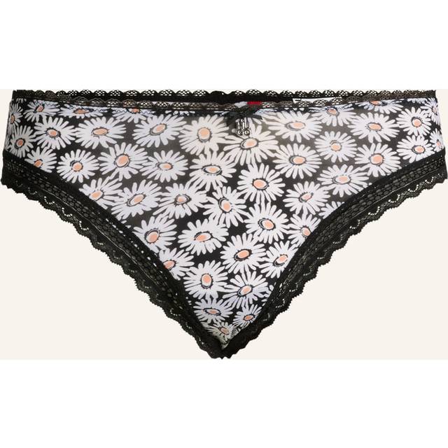 HUGO Thong Fun Lace |Black |M
