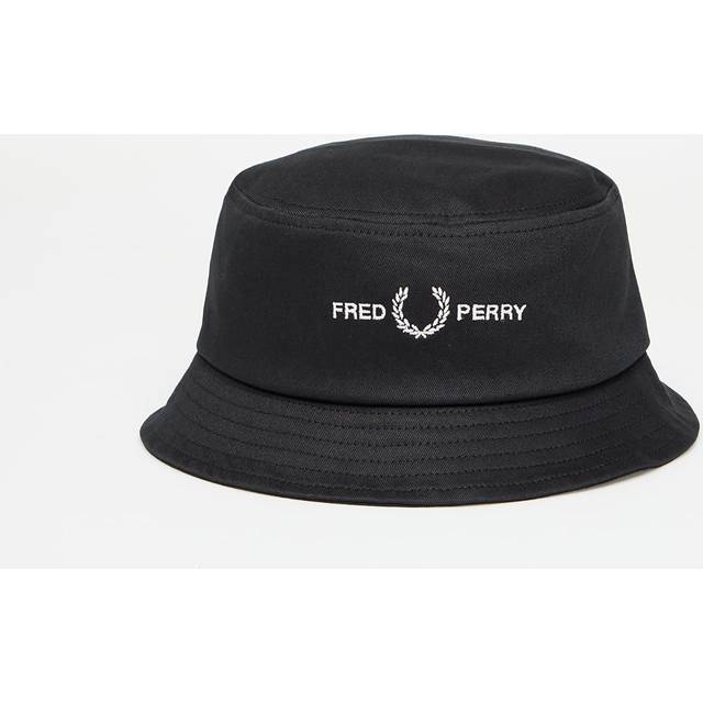 FRED PERRY Flp Twill Bucket Hat |Svart |S