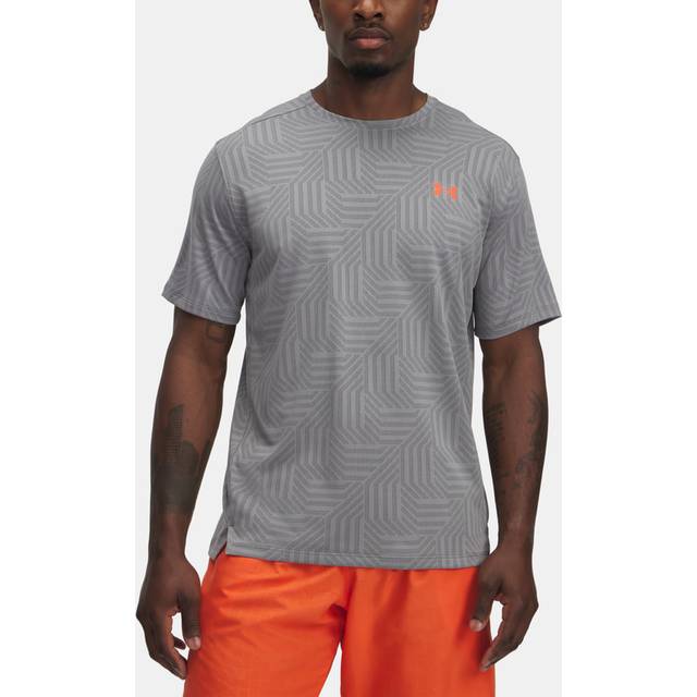 Under Armour Vent Geotessa T-Shirt - Grey - Mens