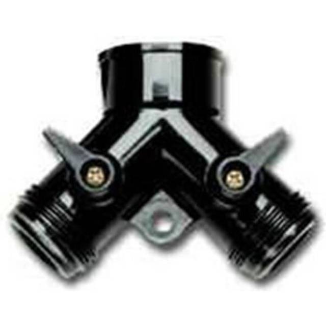 Y Connector with Dual Shut-Off, Female x Male