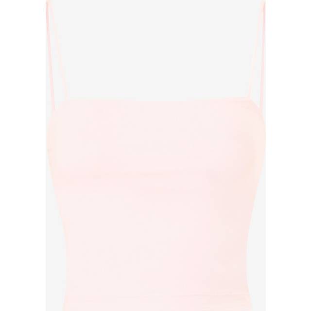 Gina Tricot - Linne Spagetti Strap Singlet - Rosa