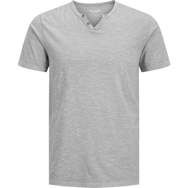 Crew neck t-shirt Jack & Jones Split - Gris - L