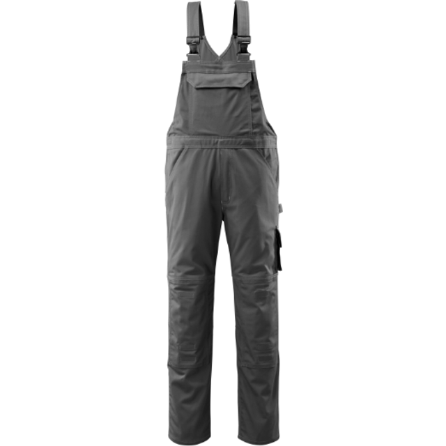 Hängselbyxor med knäfickor - MASCOT® Lowell - 12362-630 - C62 - Innerbenslängd: 82cm, Mörk marin