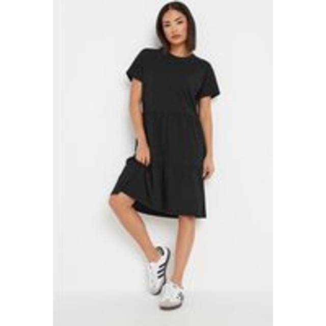 Pixiegirl Black Tiered Smock Dress 8 Pixiegirl | Petite Women's Casual Dresses