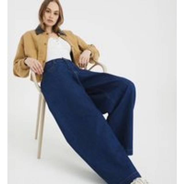 River Island Womens Blue Oversized Balloon Jeans - 10L