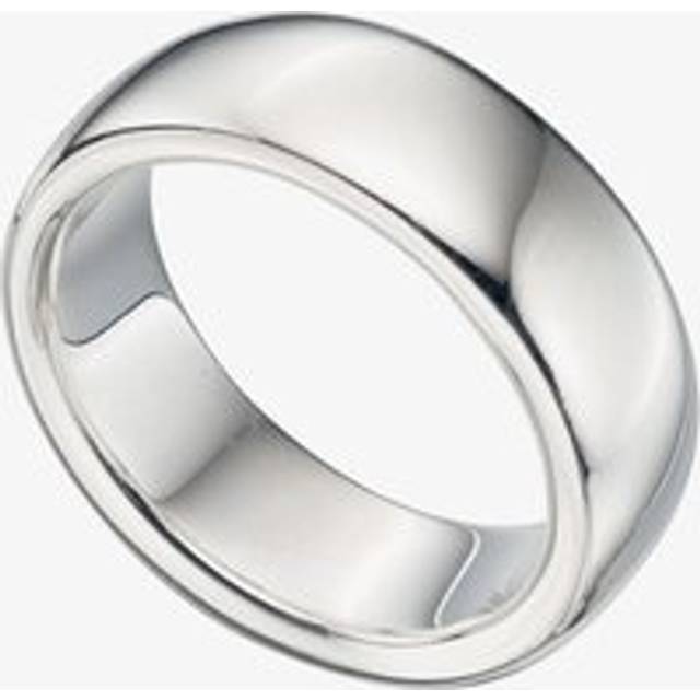 Sterling Silver Plain 8mm Band Ring R872 68