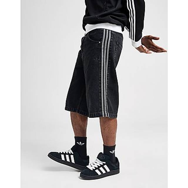 Shorts adidas Firebird Adicolor Denim Shorts True Black Denim 32 (32)