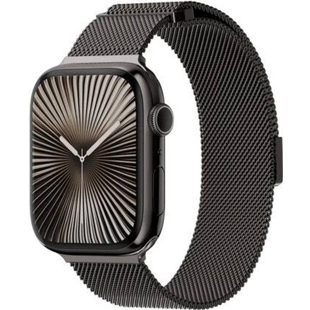 SwitchEasy Mesh Stainless Steel Loop (Watch 49/46/45/44/42mm) - Mörkgrå