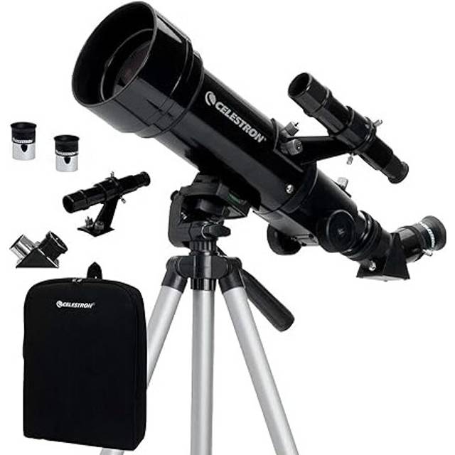 Celestron 21035 Travel Scope 70 Portable Refractor Telescope Kit with Backpack, Black