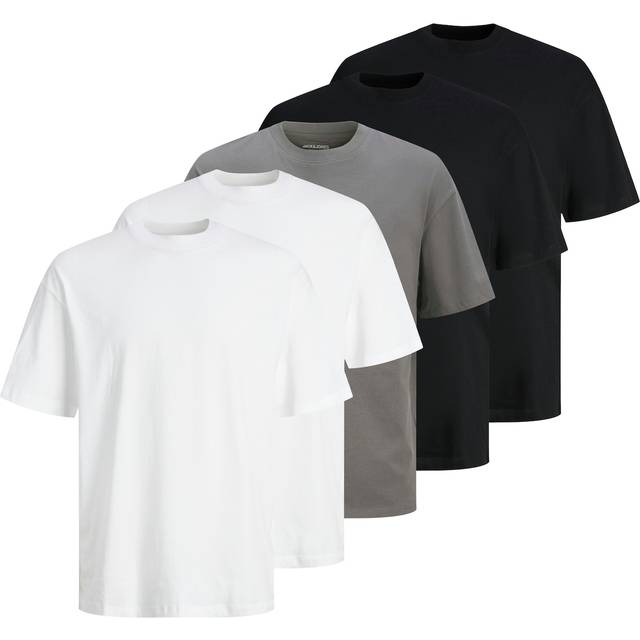 5-pack Plain Crew Neck T-shirt