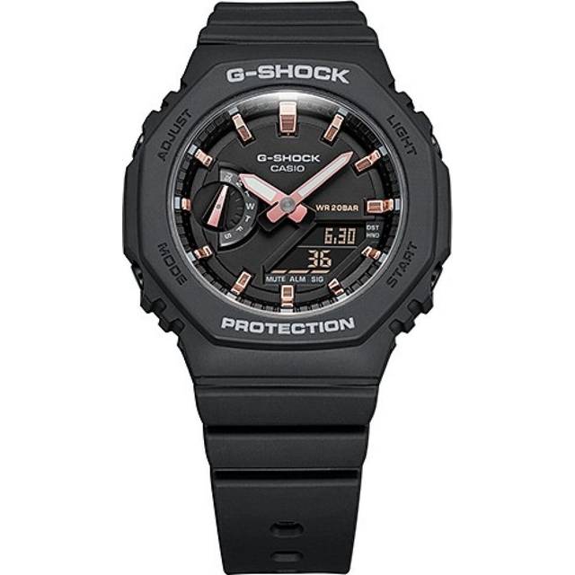 CASIO Women's G-SHOCK GMA-S2100-1AJF [G-SHOCK Mens Rubber Band GA-2100 MID Black] Round Watch Black