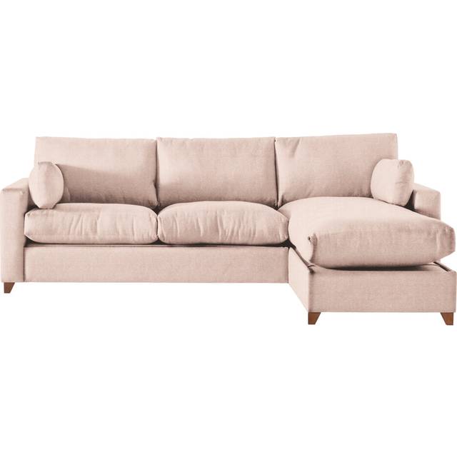 Yepez Ottoman Sleeper Corner Sofa Bed - Rose (95cm H X 179cm W X 97cm D)