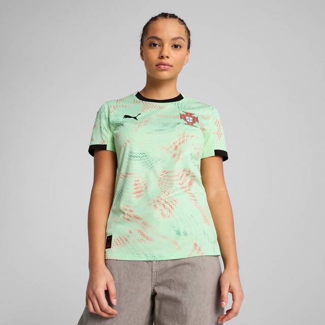 '25-'26 Portugal Womens Team Away Shirt (Ladies) Women's Green Polyester Made By: Puma